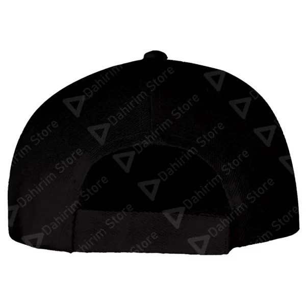 Principal Gorra Flexible Negra Lisa de Acrílico Deportiva