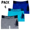 3 Boxer Para Hombre Largos de Licra Mediano BF01DL23M3P Pack 4