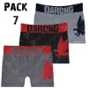 3 Boxer Para Hombre Largos de Licra Mediano BF01DL23M3P Pack 7