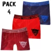 3 Boxer Para Hombre Largos de Licra Grande BF10BY11G3P Pack 4