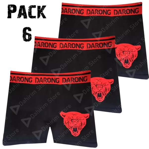 3 Boxer Para Hombre Largos de Licra Grande BF10BY11G3P Pack 6