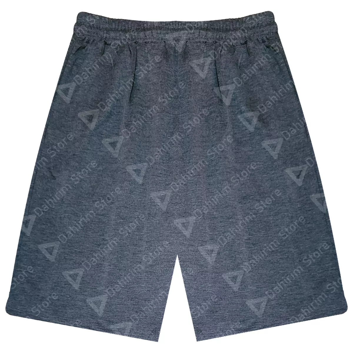 Short Bermuda Gris Pantalones Cortos Para Hombre FU430MN Atras