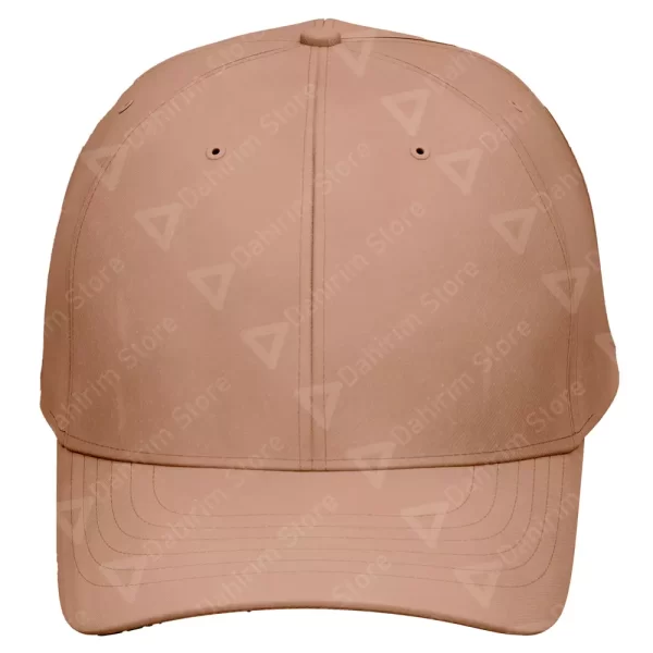 Frente Gorra Flexible Beige Lisa de Acrílico Deportiva