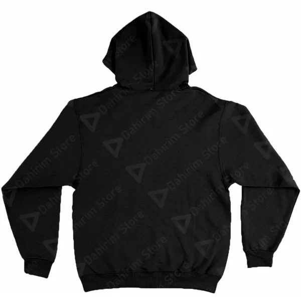 Sudadera Hoodie Con Cierre HDJ191210 Dahirim Store Negro Atras