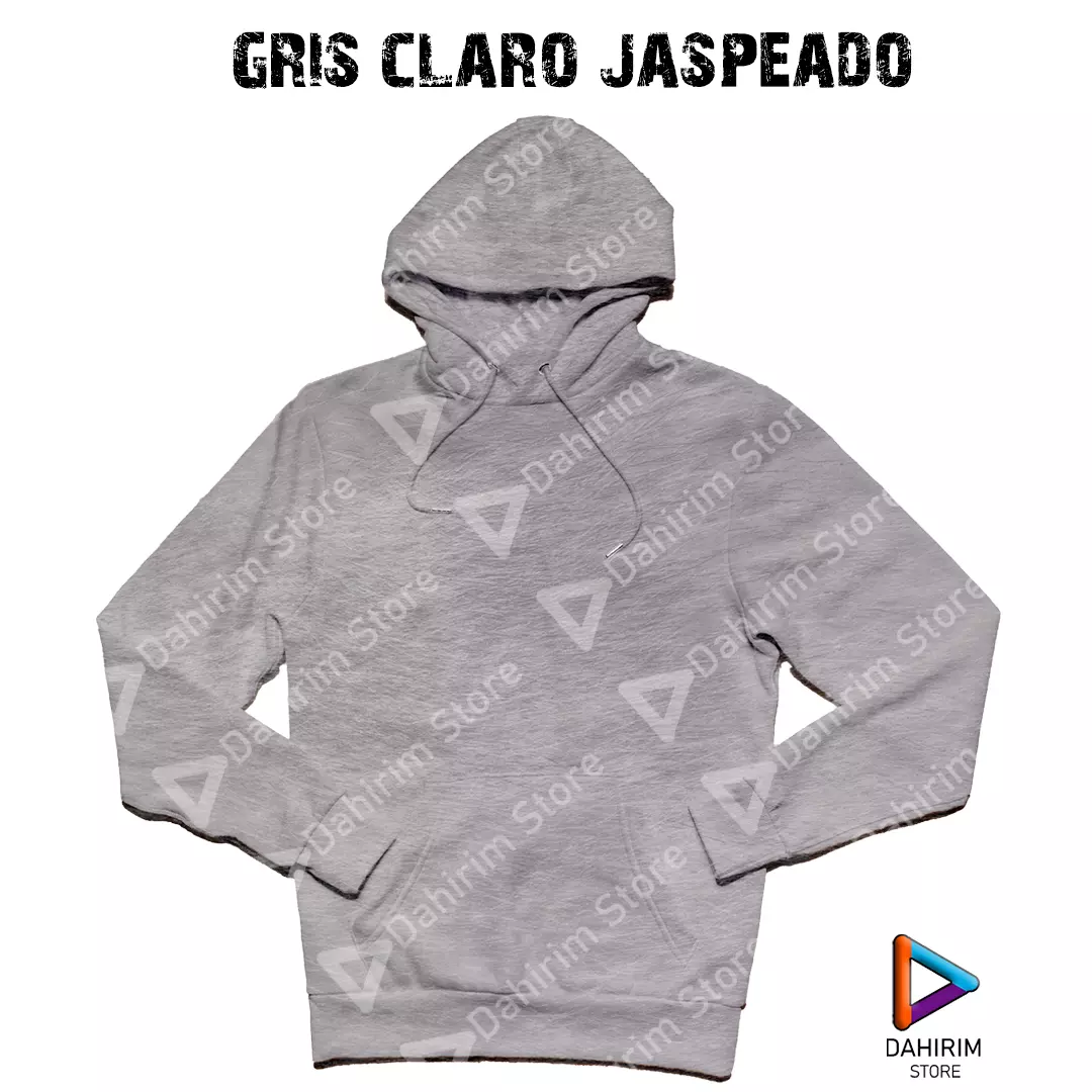Sudadera Color Gris Claro Jaspeado HD Dahirim Store Sudadera Color Gris Claro Jaspeado HD Dahirim Store