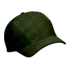 Lateral Gorra Flexible Verde Militar Lisa de Acrílico Deportiva