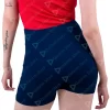 Short Licra Pretina Ancha Mujer Unitalla N1 Azul Marino Atras