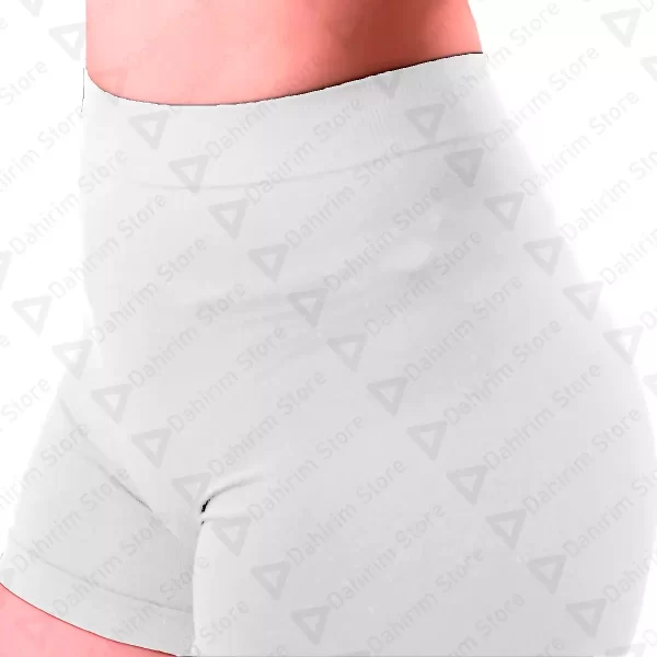 Short Licra Pretina Normal Mujer Unitalla N2 Blanco Lateral