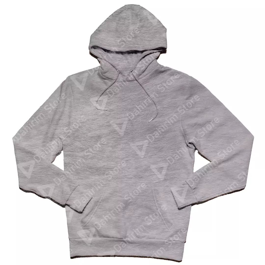 Maxi Sudadera Hoodie HDV1912 Dahirim Store Gris Jaspeado Claro Frente