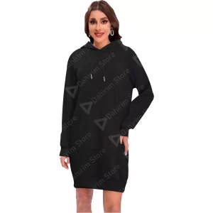 Maxi Sudadera Hoodie HDV1912 Dahirim Store Negro Modelo